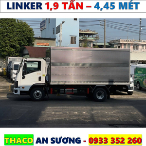 XE TẢI 1,9 TẤN THÙNG DÀI 4,45 MÉT MỚI NHẤT