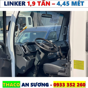 XE TẢI 1,9 TẤN THÙNG DÀI 4,45 MÉT MỚI NHẤT