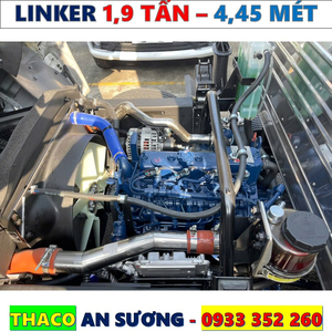 XE TẢI 1,9 TẤN THÙNG DÀI 4,45 MÉT MỚI NHẤT