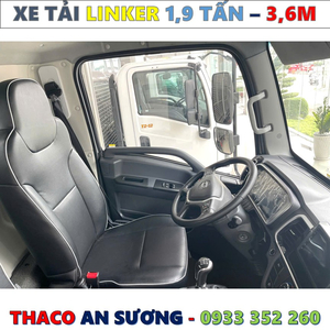 XE TẢI THACO LINKER 1,9 TẤN THÙNG BẠT 3,6 MÉT MỚI NHẤT