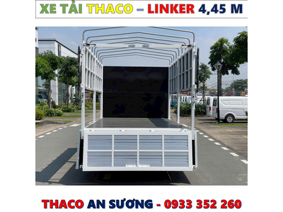 XE TẢI THACO LINKER 1,9 TẤN THÙNG BẠT 4,45 MÉT MỚI NHẤT