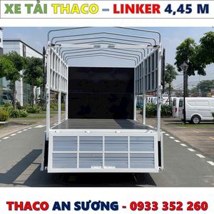 XE TẢI THACO LINKER 1,9 TẤN THÙNG BẠT 4,45 MÉT MỚI NHẤT