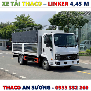 XE TẢI THACO LINKER 1,9 TẤN THÙNG BẠT 4,45 MÉT MỚI NHẤT