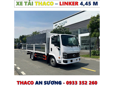 XE TẢI THACO LINKER 1,9 TẤN THÙNG BẠT 4,45 MÉT MỚI NHẤT