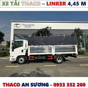 XE TẢI THACO LINKER 1,9 TẤN THÙNG BẠT 4,45 MÉT MỚI NHẤT