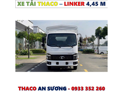 XE TẢI THACO LINKER 1,9 TẤN THÙNG BẠT 4,45 MÉT MỚI NHẤT
