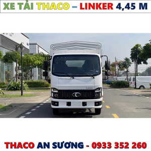 XE TẢI THACO LINKER 1,9 TẤN THÙNG BẠT 4,45 MÉT MỚI NHẤT