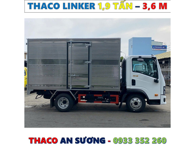 XE TẢI THACO LINKER 1,9 TẤN THÙNG KÍN 3,6 MÉT MỚI NHẤT