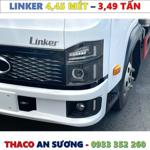 XE TẢI THACO LINKER 3,49 TẤN THÙNG KÍN 4,45 MÉT MỚI NHẤT