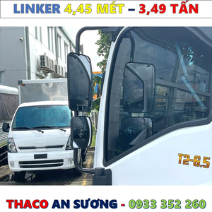 XE TẢI THACO LINKER 3,49 TẤN THÙNG KÍN 4,45 MÉT MỚI NHẤT