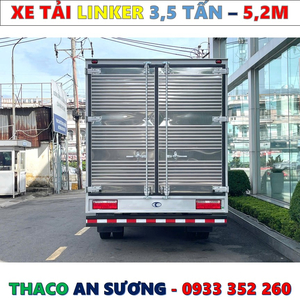 XE TẢI THACO LINKER 3,49 TẤN THÙNG KÍN 5,2 MÉT MỚI NHẤT