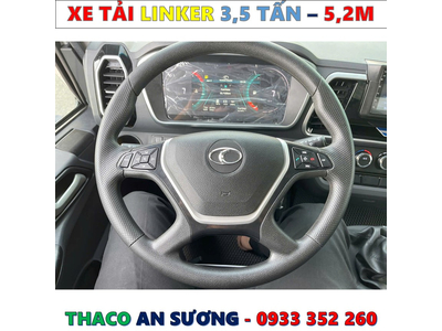 XE TẢI THACO LINKER 3,49 TẤN THÙNG KÍN 5,2 MÉT MỚI NHẤT