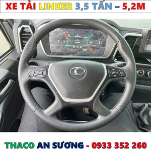 XE TẢI THACO LINKER 3,49 TẤN THÙNG KÍN 5,2 MÉT MỚI NHẤT