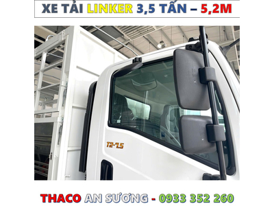 XE TẢI THACO LINKER 3,49 TẤN THÙNG BẠT 5,2 MÉT MỚI NHẤT
