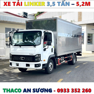 XE TẢI THACO LINKER 3,49 TẤN THÙNG KÍN 5,2 MÉT MỚI NHẤT