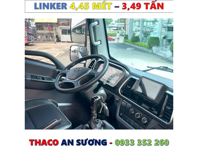 XE TẢI THACO LINKER 3,49 TẤN THÙNG KÍN 4,45 MÉT MỚI NHẤT