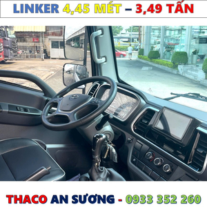 XE TẢI THACO LINKER 3,49 TẤN THÙNG KÍN 4,45 MÉT MỚI NHẤT