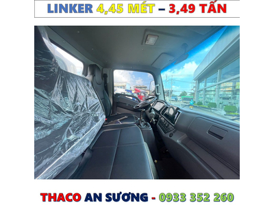 XE TẢI THACO LINKER 3,49 TẤN THÙNG KÍN 4,45 MÉT MỚI NHẤT
