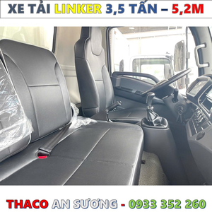XE TẢI THACO LINKER 3,49 TẤN THÙNG BẠT 5,2 MÉT MỚI NHẤT