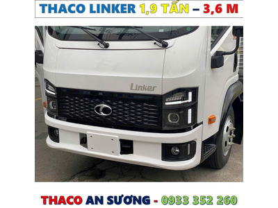 XE TẢI THACO LINKER 1,9 TẤN THÙNG KÍN 3,6 MÉT MỚI NHẤT