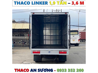 XE TẢI THACO LINKER 1,9 TẤN THÙNG KÍN 3,6 MÉT MỚI NHẤT