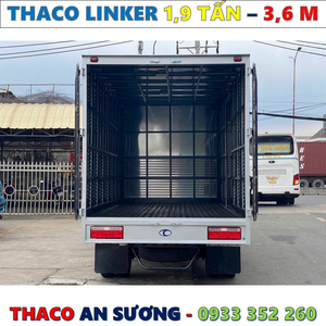 XE TẢI THACO LINKER 1,9 TẤN THÙNG KÍN 3,6 MÉT MỚI NHẤT