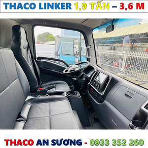 XE TẢI THACO LINKER 1,9 TẤN THÙNG KÍN 3,6 MÉT MỚI NHẤT