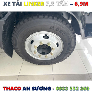 XE TẢI THACO LINKER 7,5 TẤN THÙNG BẠT 6,9 MÉT MỚI NHẤT