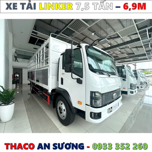 XE TẢI THACO LINKER 7,5 TẤN THÙNG BẠT 6,9 MÉT MỚI NHẤT