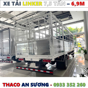XE TẢI THACO LINKER 7,5 TẤN THÙNG BẠT 6,9 MÉT MỚI NHẤT