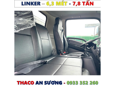 XE TẢI THACO LINKER 7,8 TẤN THÙNG KÍN 6,3 MÉT MỚI NHẤT