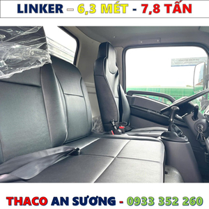 XE TẢI THACO LINKER 7,8 TẤN THÙNG KÍN 6,3 MÉT MỚI NHẤT