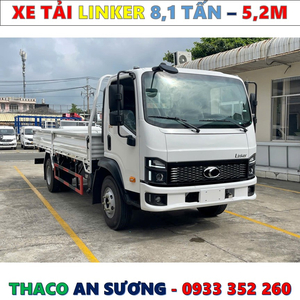 XE TẢI THACO LINKER 8 TẤN THÙNG LỬNG 5,2 MÉT MỚI NHẤT