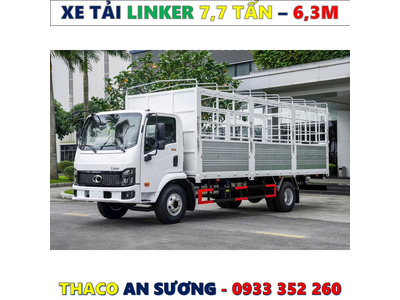 XE TẢI THACO LINKER 7,7 TẤN THÙNG BẠT 6,3 MÉT MỚI NHẤT