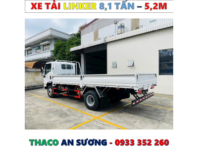 XE TẢI THACO LINKER 8 TẤN THÙNG LỬNG 5,2 MÉT MỚI NHẤT