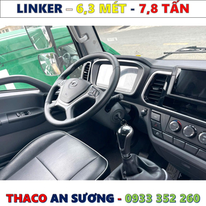 XE TẢI THACO LINKER 7,8 TẤN THÙNG KÍN 6,3 MÉT MỚI NHẤT