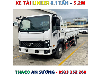 XE TẢI THACO LINKER 8 TẤN THÙNG LỬNG 5,2 MÉT MỚI NHẤT