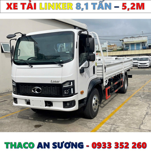 XE TẢI THACO LINKER 8 TẤN THÙNG LỬNG 5,2 MÉT MỚI NHẤT