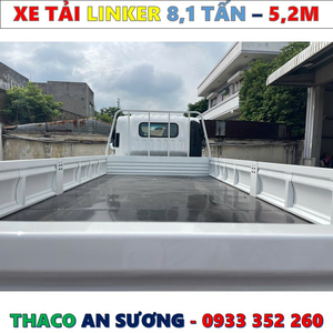 XE TẢI THACO LINKER 8 TẤN THÙNG LỬNG 5,2 MÉT MỚI NHẤT