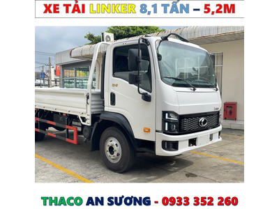 XE TẢI THACO LINKER 8 TẤN THÙNG LỬNG 5,2 MÉT MỚI NHẤT