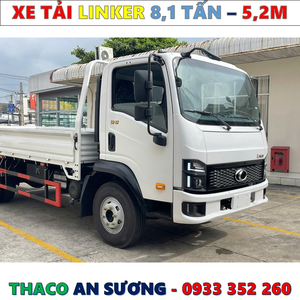 XE TẢI THACO LINKER 8 TẤN THÙNG LỬNG 5,2 MÉT MỚI NHẤT