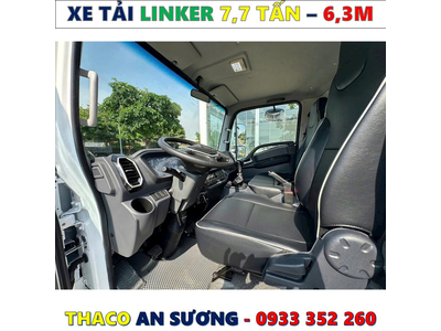 XE TẢI THACO LINKER 7,7 TẤN THÙNG BẠT 6,3 MÉT MỚI NHẤT