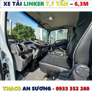 XE TẢI THACO LINKER 7,7 TẤN THÙNG BẠT 6,3 MÉT MỚI NHẤT