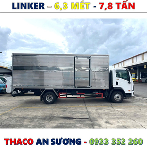 XE TẢI THACO LINKER 7,8 TẤN THÙNG KÍN 6,3 MÉT MỚI NHẤT