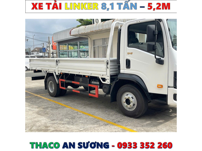 XE TẢI THACO LINKER 8 TẤN THÙNG LỬNG 5,2 MÉT MỚI NHẤT