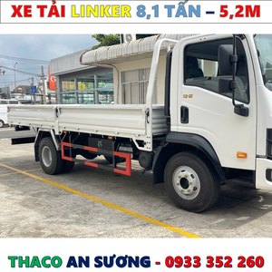 XE TẢI THACO LINKER 8 TẤN THÙNG LỬNG 5,2 MÉT MỚI NHẤT