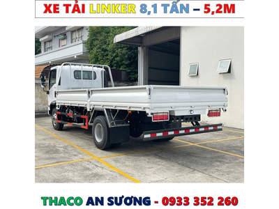 XE TẢI THACO LINKER 8 TẤN THÙNG LỬNG 5,2 MÉT MỚI NHẤT
