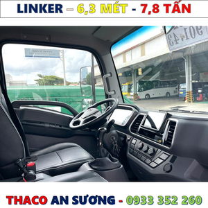 XE TẢI THACO LINKER 7,8 TẤN THÙNG KÍN 6,3 MÉT MỚI NHẤT