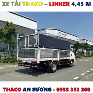 XE TẢI THACO LINKER 1,9 TẤN THÙNG BẠT 4,45 MÉT MỚI NHẤT