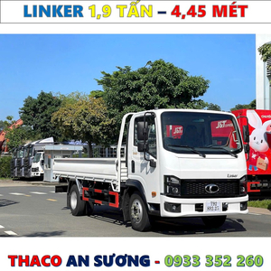 XE TẢI THACO LINKER 1,9 TẤN THÙNG LỬNG 4,45 MÉT MỚI NHẤT